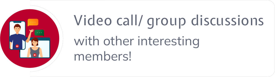 Video call/ group discussions